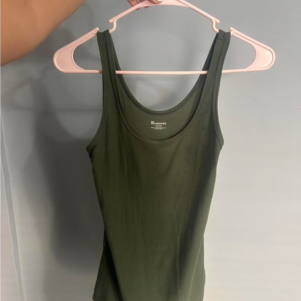 H&M Dark Green Tank Top